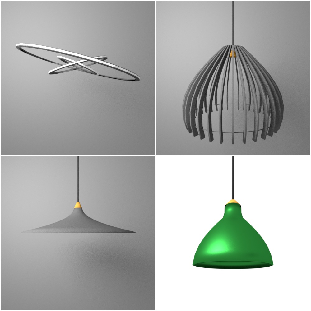 Automatically generated lamps